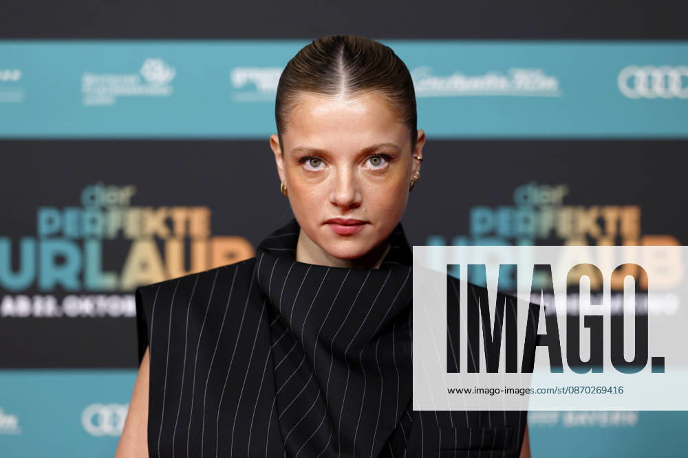 Actress Jella Haase at the NRW premiere of the movie *The Perfect Vacation* at Cinedom Cologne, October 21, 2026, NRW, Germany