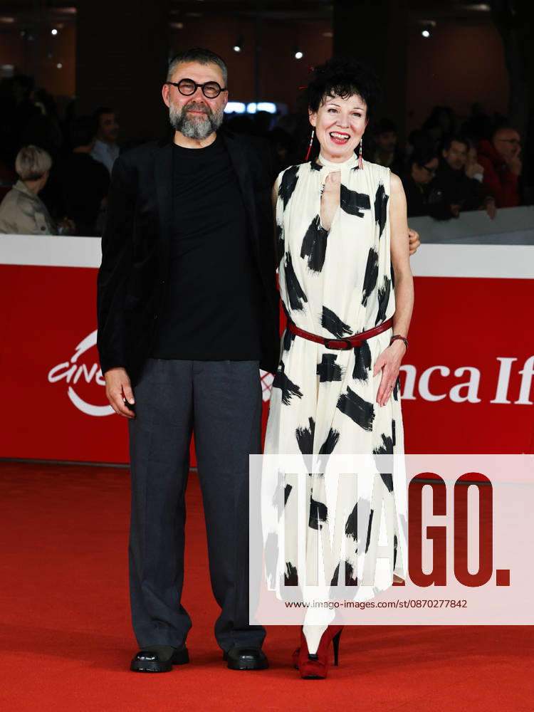 IPA90001033 - Rome, 2026 Film Festival Night 9 Red carpet for the film UÄ¼a (Ulya) Pictured: Viesturs KairiÅ¡s, Ieva JurjÄne