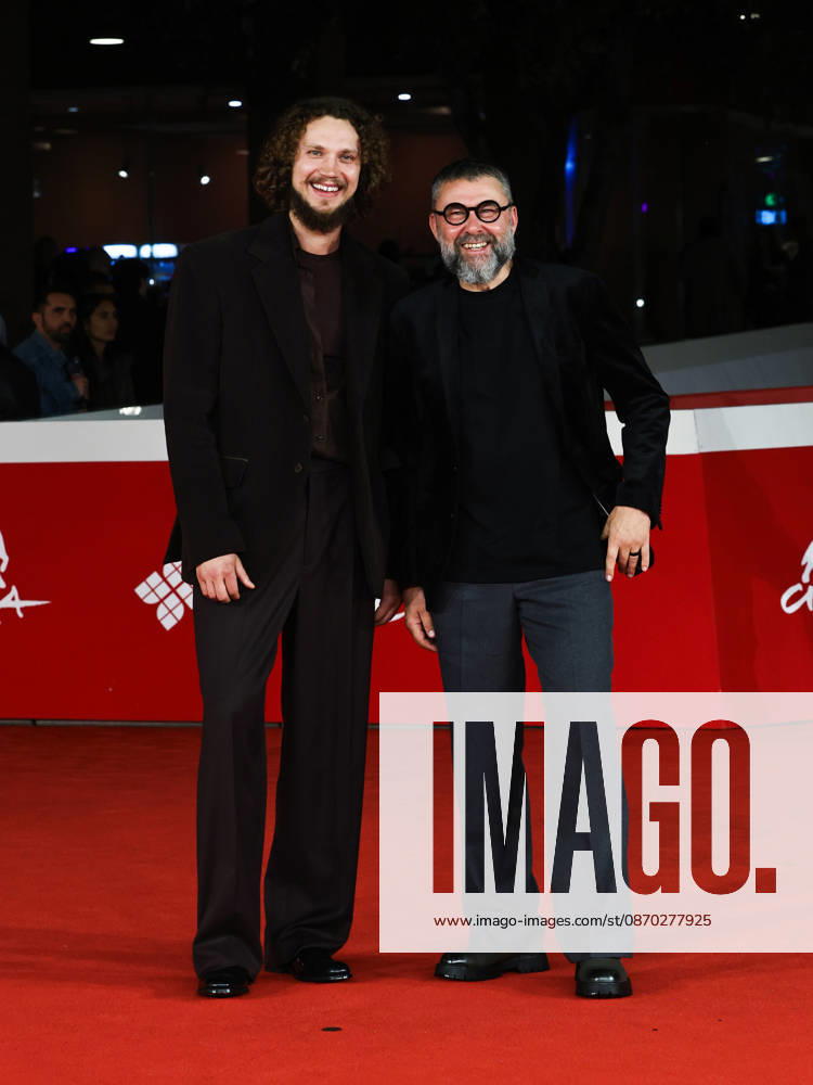 IPA90001023 - Rome, 2026 Film Festival Night 9 Red carpet for the film Uļa (Ulya) Pictured: Viesturs KairiÅ¡s, KÄrlis Arnolds Source