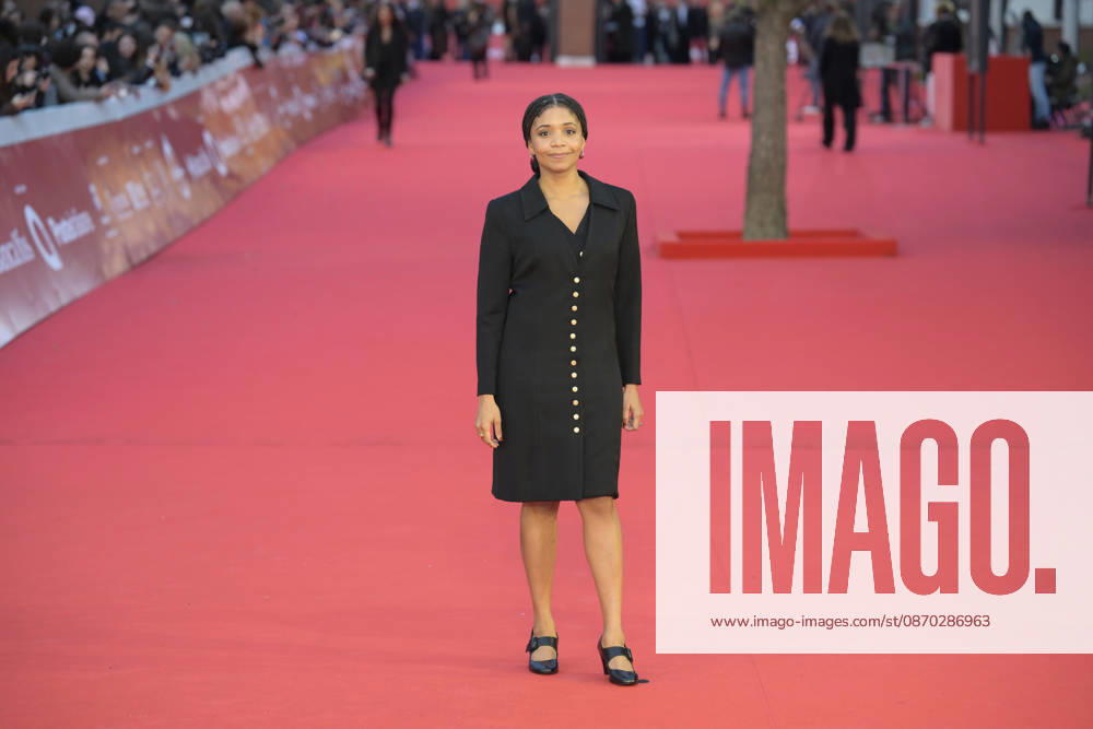 Olive Nwosu attends the red carpet of the film Lady at the 2026 Rome Film Fest, held at the Auditorium Parco della Musica. Rome Italy - ZUMAs197 20261021_aaa_s197_339