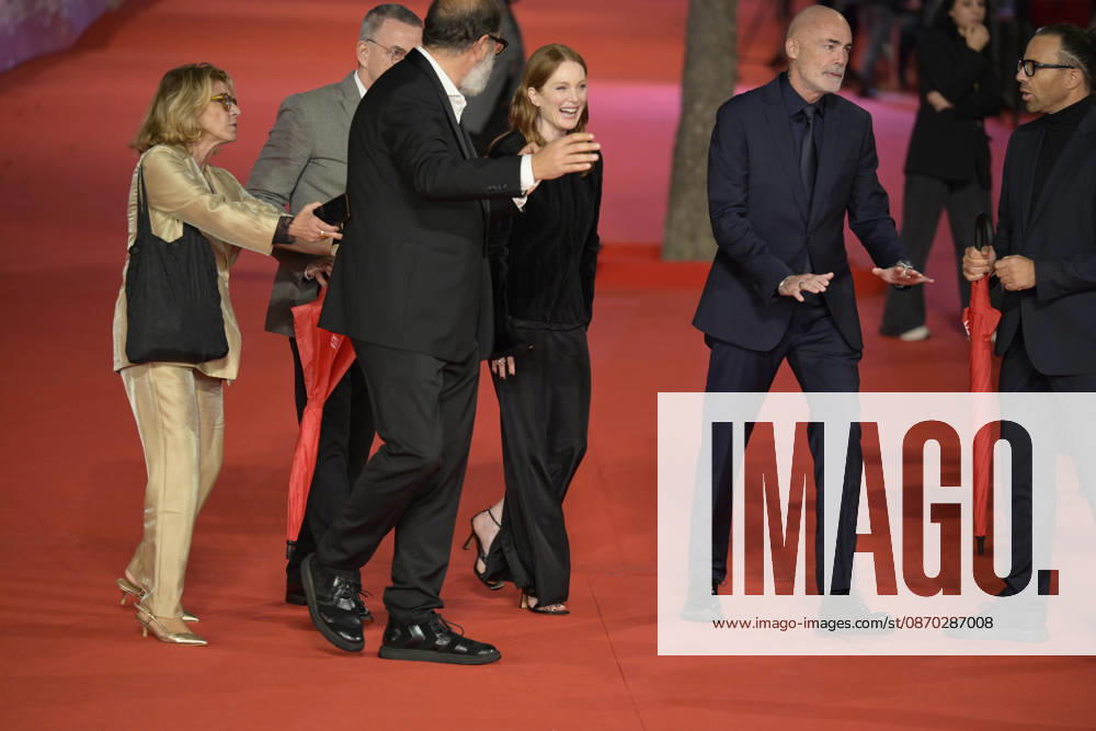 Julianne Moore attends the red carpet of the film The debut at the 2026 Rome Film Fest, held at the Auditorium Parco della Musica. Rome Italy - ZUMAs197 20261021_aaa_s197_354