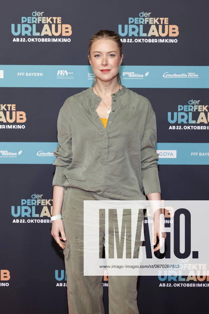Actress Nina Ensmann at the NRW premiere of the movie *The Perfect Vacation* at Cinedom Cologne, October 21, 2026, NRW, Germany