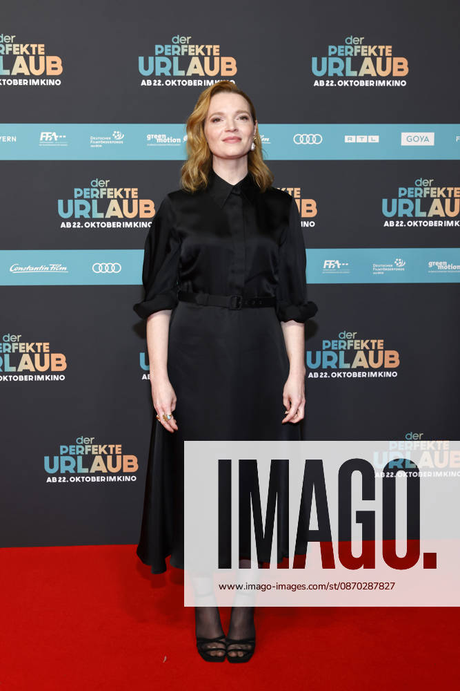 Actress Karoline Herfurth at the NRW premiere of the movie *The Perfect Vacation* at Cinedom Cologne, October 21, 2026, NRW, Germany