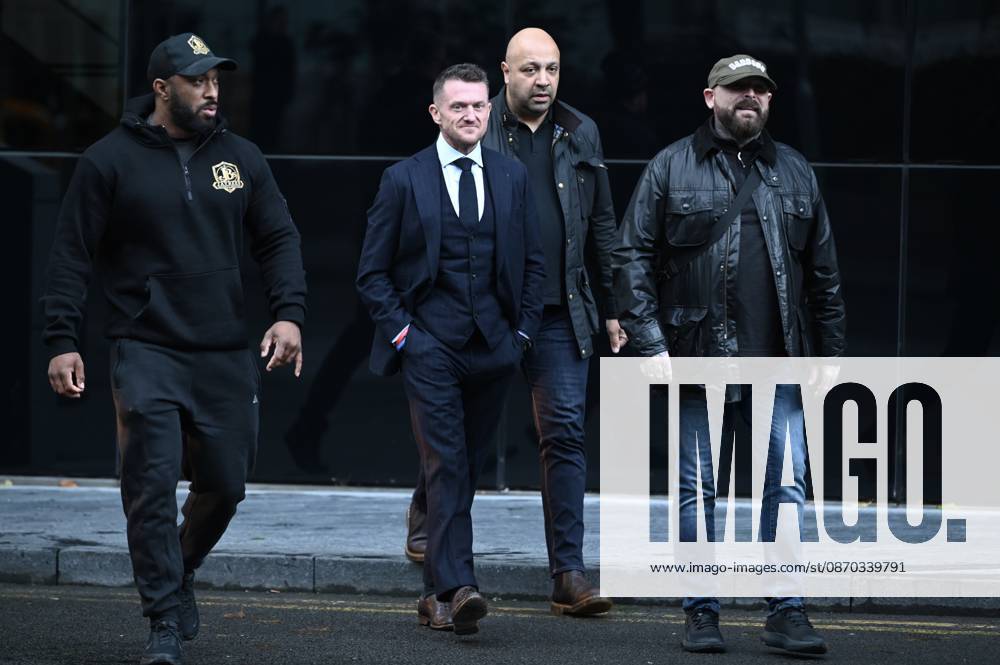 Far-right activist Tommy Robinson at court in London LONDON, UNITED KINGDOM - OCTOBER 22: Far-right activist Tommy Robinson, real name Stephen Yaxley-Lennon, arrives at Southwark Crown Court in London, United Kingdom on October 22, 2026. Robinson appeared before the court to face trial regarding harassment charges alleging he caused two journalists to fear violence through deliberate intimidation. Rasid Necati Aslim Anadolu London United Kingdom. Editorial use only. Please get in touch for any other usage.