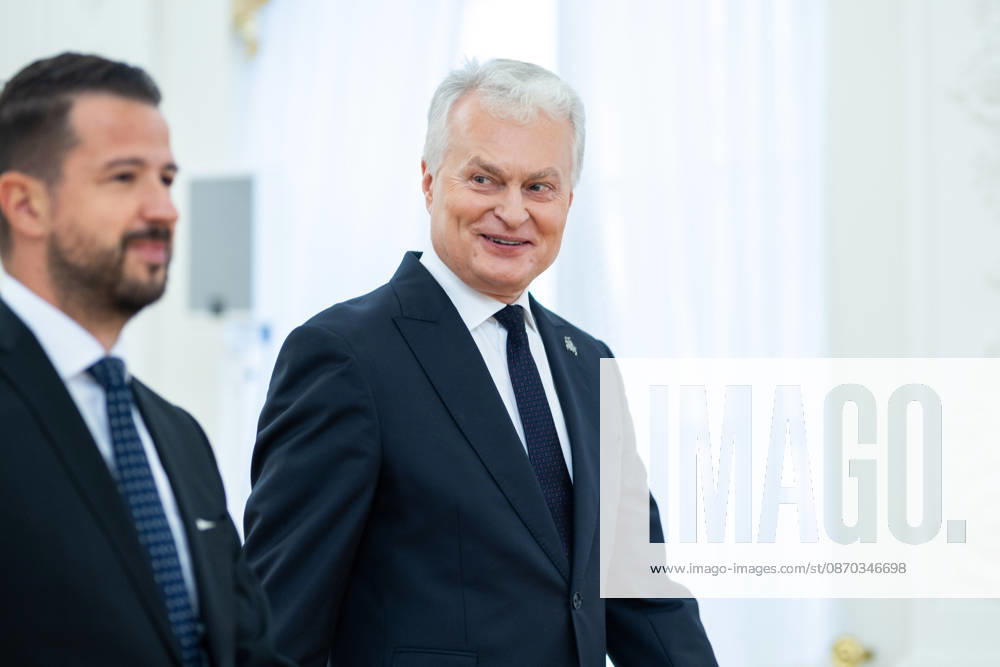 Gitanas Nauseda, President of the Republic of Lithuania, received Jakov Milatovic, President of Montenegro, who was visiting Lithuania. Vilnius