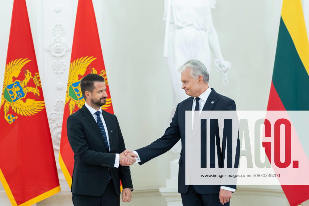 Gitanas Nauseda, President of the Republic of Lithuania, received Jakov Milatovic, President of Montenegro, who was visiting Lithuania. Vilnius