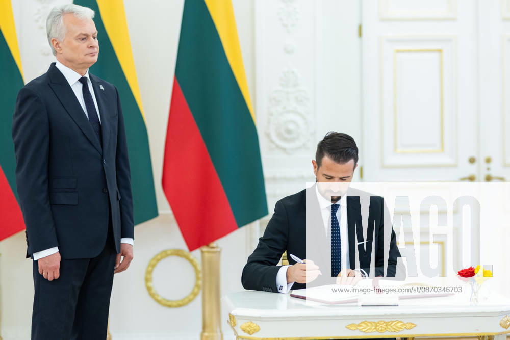 Gitanas Nauseda, President of the Republic of Lithuania, received Jakov Milatovic, President of Montenegro, who was visiting Lithuania. Vilnius