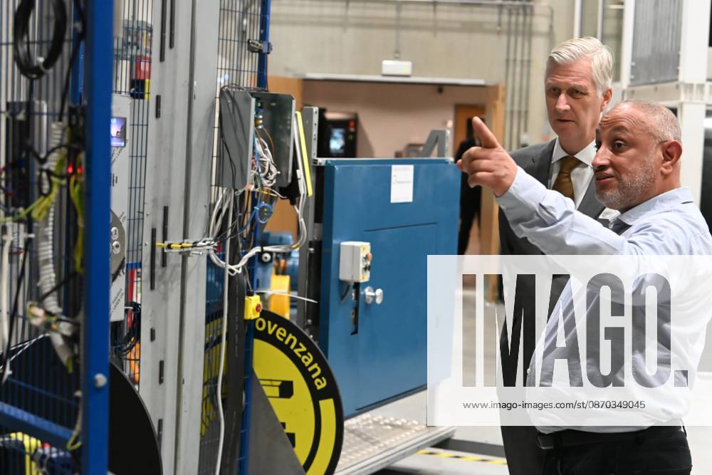 The King Visits Technicity Brussels ANDERLECHT, BELGIUM - OCTOBER 22 : King Philippe visits Technicity.brussels, the training and employment hub for the technology industry, in Anderlecht. Technicity.brussels was established through a public-private partnership and is aimed at job seekers, employees seeking retraining or further education, and students and teachers from secondary schools and colleges. The organization offers hands-on technical training and actively assists participants in finding a job. Companies can turn to it for continuing education for their staff or to rent modern technical infrastructure. During his visit, the King toured four training workshopselevator technology; HVAC and refrigeration technology; welding; and ele