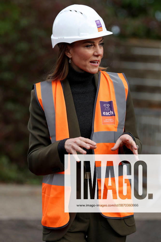 Britain s Kate, Princess of Wales visits Ipswich Britain s Kate, Princess of Wales views construction work at The Treehouse children s hospice during a visit to learn about the care and support provided by East Anglia s Children s Hospices (EACH), in Ipswich, Britain, October 22, 2026., Credit:Avalon.red PA ROTA - B68 Avalon UNITED KINGDOM, Ipswich
