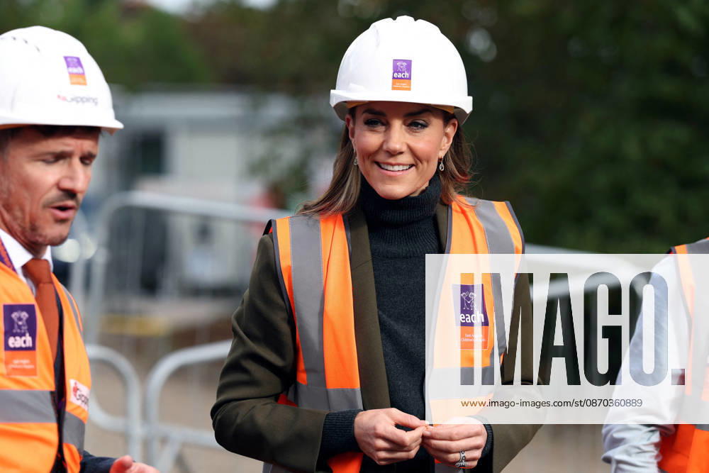 Britain s Kate, Princess of Wales visits Ipswich Britain s Kate, Princess of Wales views construction work at The Treehouse children s hospice during a visit to learn about the care and support provided by East Anglia s Children s Hospices (EACH), in Ipswich, Britain, October 22, 2026., Credit:Avalon.red PA ROTA - B68 Avalon UNITED KINGDOM, Ipswich