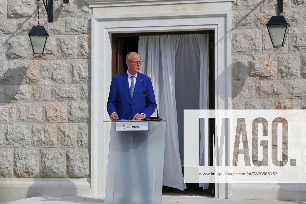 Sveti Stefan, Montenegro, October 22, 2026: The Chancellor s Trip Abroad for the Berlin Process Summit; Press Conference with Federal Chancellor Friedrich Merz (CDU)