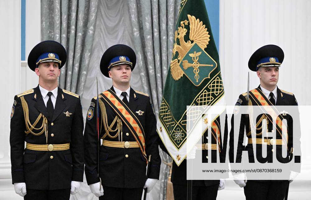 Russia Putin Federal Customs Service 9270468 22.10.2026 Participants attend a ceremony to present a banner to the Federal Customs Service at the Kremlin in Moscow, Russia. Pelagiya Tikhonova Sputnik Moscow Russia