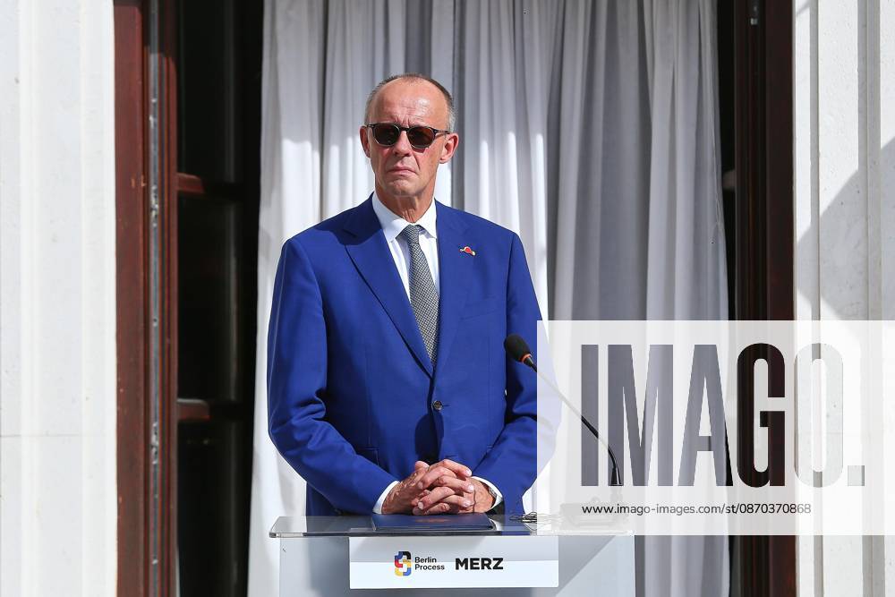 Sveti Stefan, Montenegro, October 22, 2026: The Chancellor s Trip Abroad for the Berlin Process Summit; Press Conference with Federal Chancellor Friedrich Merz (CDU)