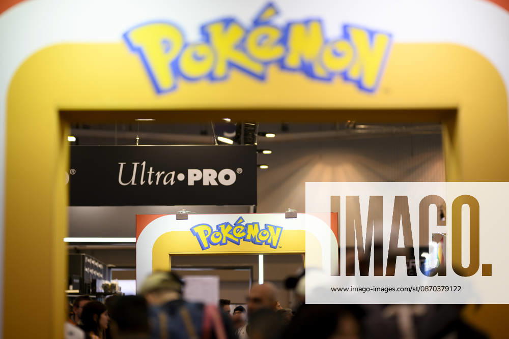 The Pokémon Company s booth for trading card games on October 22, 2026, at the SPIEL Essen trade show, October 22–25, 2026, in Essen, Germany, at the Grugahalle