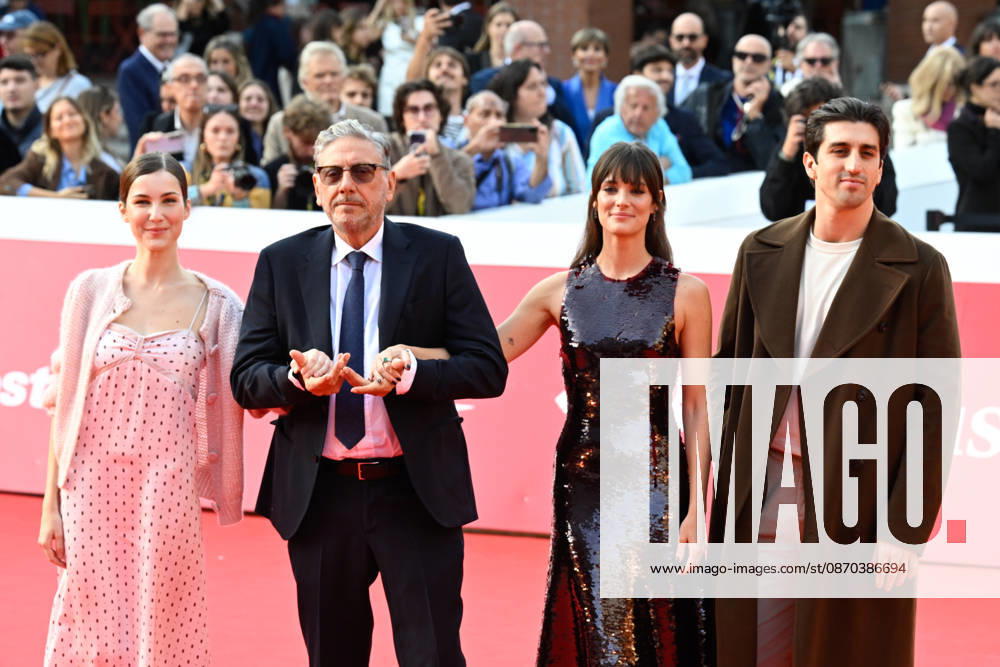 News - Rome Film Fest 2026 - Day 10 Emma Beonio Brocchieri, Sergio Castellitto director, Elena Funari and Davide Iachini attends the red carpet Non Oggi Premiere during the 21th Rome Film Fest at Auditorium Parco della Musica on October 16, 2026 in Rome, Italy. Rome Auditorium Parco della Musica Ennio Morricone Italy