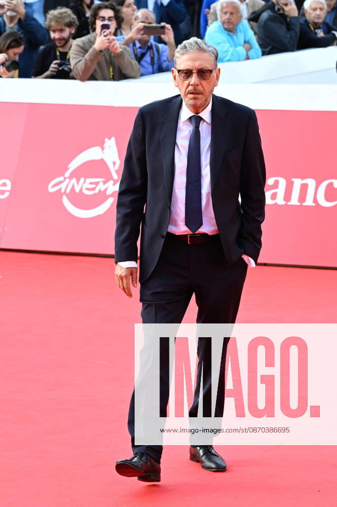 News - Rome Film Fest 2026 - Day 10 Sergio Castellitto director attends the red carpet Non Oggi Premiere during the 21th Rome Film Fest at Auditorium Parco della Musica on October 16, 2026 in Rome, Italy. Rome Auditorium Parco della Musica Ennio Morricone Italy