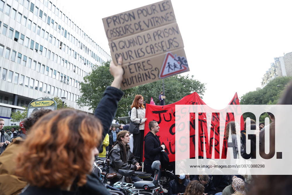 Students gather outside Pitie-Salpetriere hospital in Paris PARIS, FRANCE - OCTOBER 22: Students and protesters gather outside the Pitie-Salpetriere hospital in Paris, France, on October 22, 2026, during a demonstration called by student and high school organisations amid ongoing social and political tensions in France. The demonstration had been banned by the Paris police prefecture. Ibrahim Ezzat Anadolu Paris France. Editorial use only. Please get in touch for any other usage.