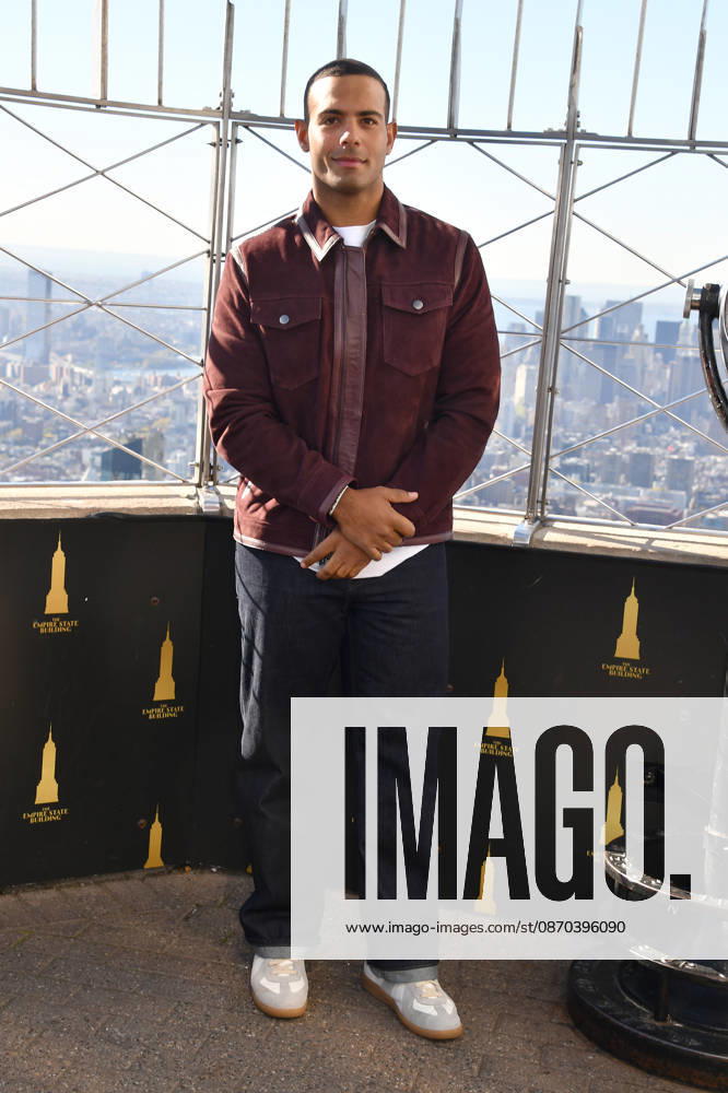 NEW YORK, NY- OCTOBER 22: Shane Parton at the Empire State Building promoting the Premiere of Hulu s New Reality Competition Series, The Mob on October 22, 2026 in New York City.