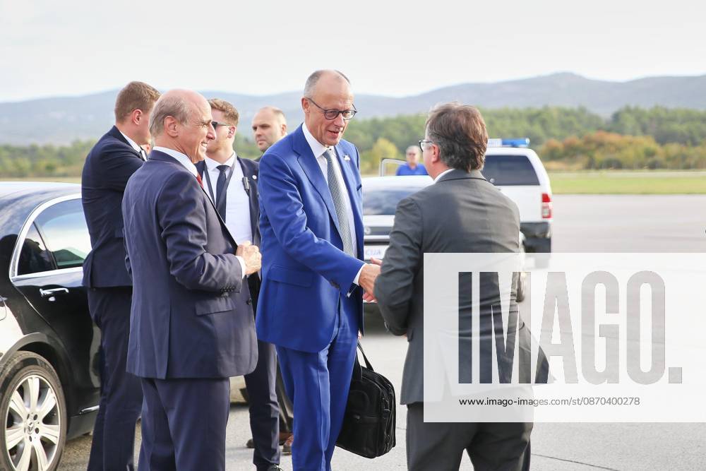 Tivat Airport Chancellor’s trip abroad for the Berlin Process Summit Chancellor Friedrich Merz (CDU) is seen off after the summit