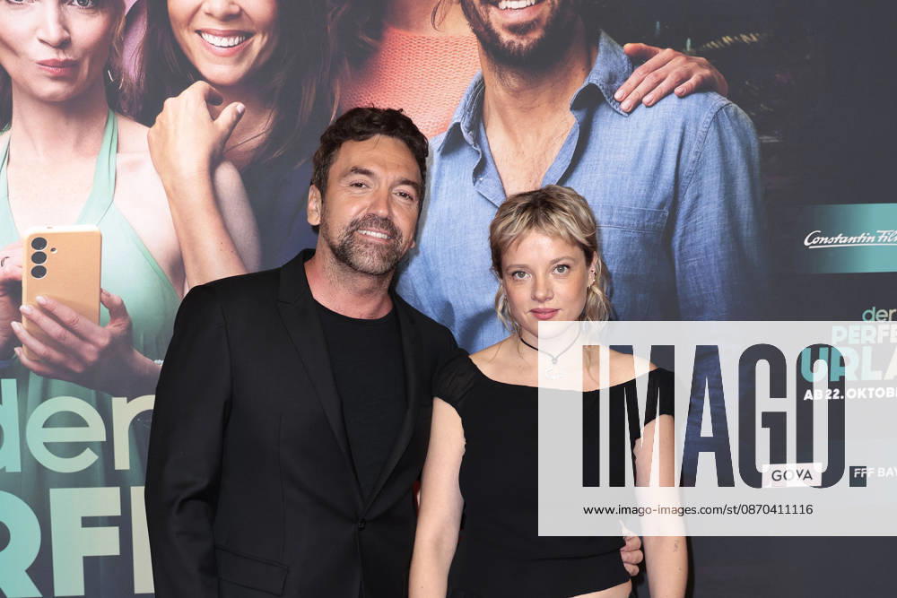 Bora Dagtekin and Jella Haase at the premiere of *Der perfekte Urlaub* on October 22, 2026, in Berlin; director Bora Dagtekin and Jella Haase during the premiere of *Der perfekte Urlaub* at Zoo Palast on October 22, 2026 in Berlin, Germany. *Der Perfekte Urlaub* movie premiere in Berlin