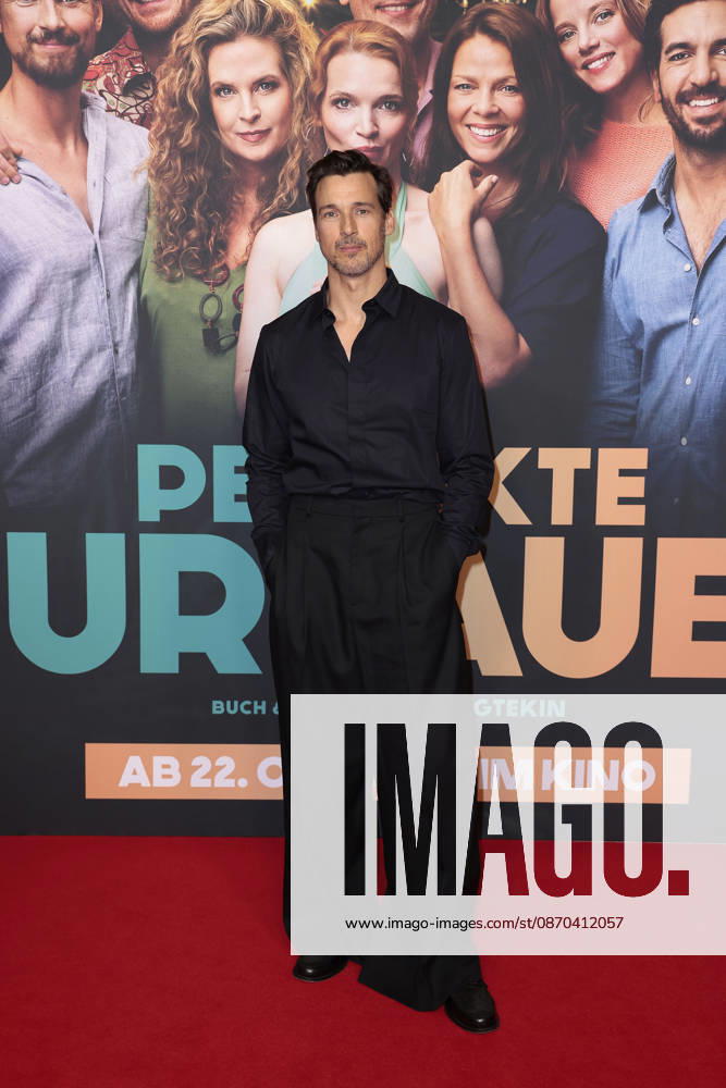 Florian David Fitz at the premiere of *Der perfekte Urlaub* at Zoo Palast on October 22, 2026, in Berlin, Germany; *Der perfekte Urlaub* Premiere in Berlin, Germany