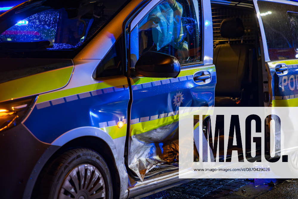 Patrol Car and VW Golf Collide; Two People Suffered Minor Injuries O