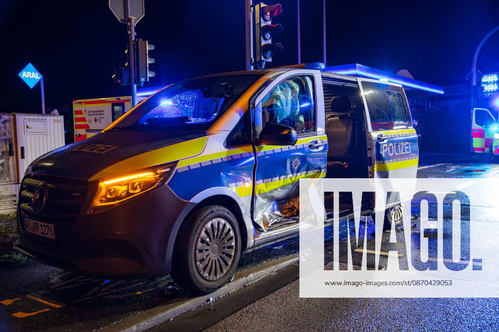 Patrol Car and VW Golf Collide; Two People Suffered Minor Injuries O
