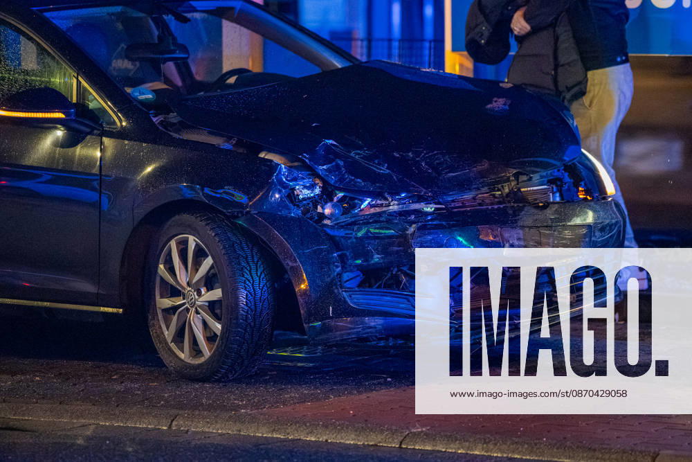Patrol Car and VW Golf Collide; Two People Suffered Minor Injuries O