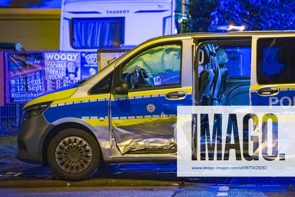 Patrol Car and VW Golf Collide; Two People Suffered Minor Injuries O