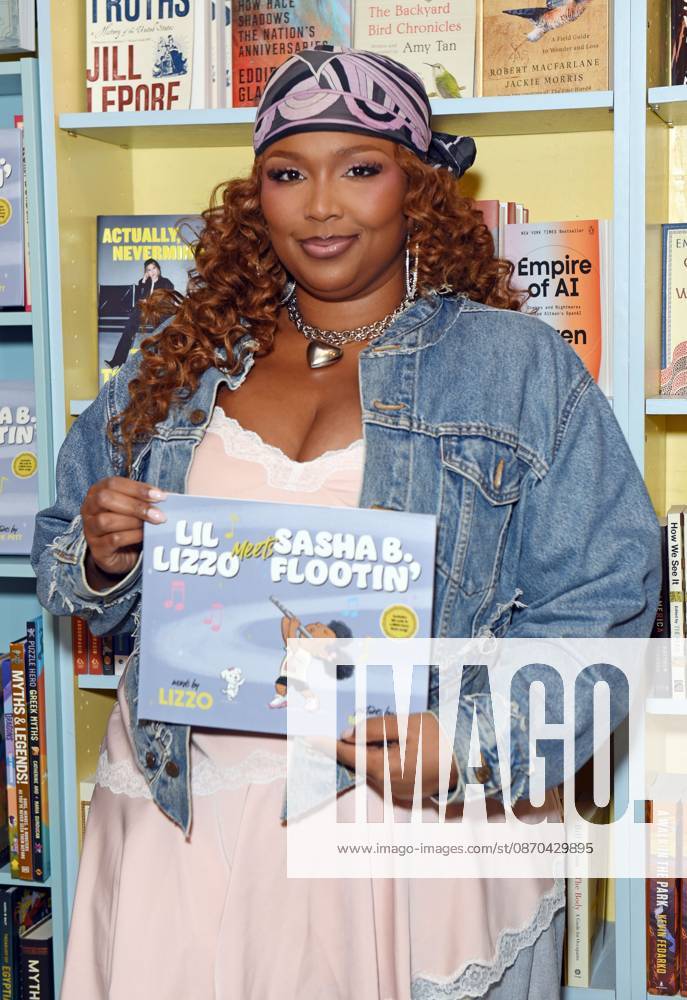 Lizzo at a public appearance for Lizzo for Lil Lizzo Meets Sasha B. Flootin - Photoline and Meet & Greet!, Little Shop of Stories, Decatur, GA, October 22, 2026. Photo By: Derek Storm Everett Collection Lizzo for Lil Lizzo Meets Sasha B. Flootin - Photoline and Meet & Greet! PUBLICATIONXNOTxINxCANxCHNxFRAxITAxJPNxNORxPOLxRUSxESPxUKxUSA