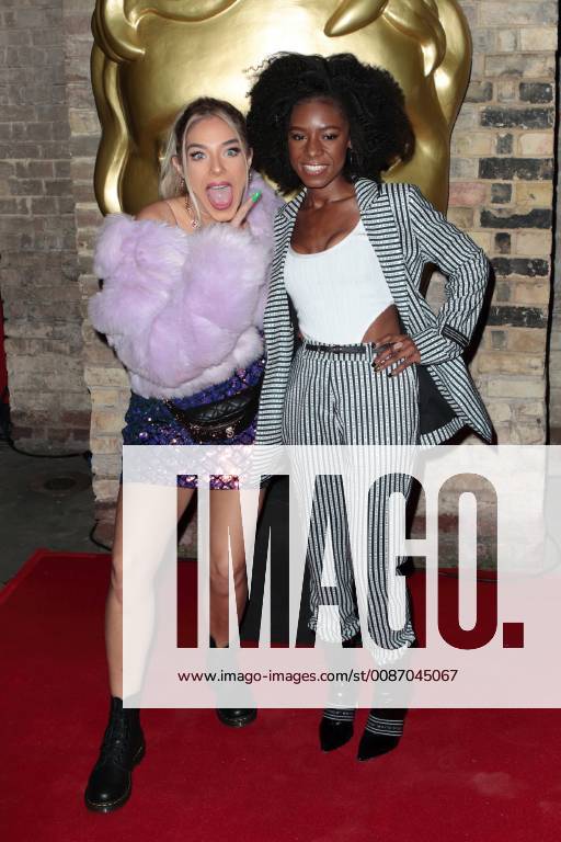 Bella Penfold and Shan Ako attend the BAFTA Childrens Awards 2018 at The Roundhouse in London. NOVEMBER 25th 2018 GBHx184382