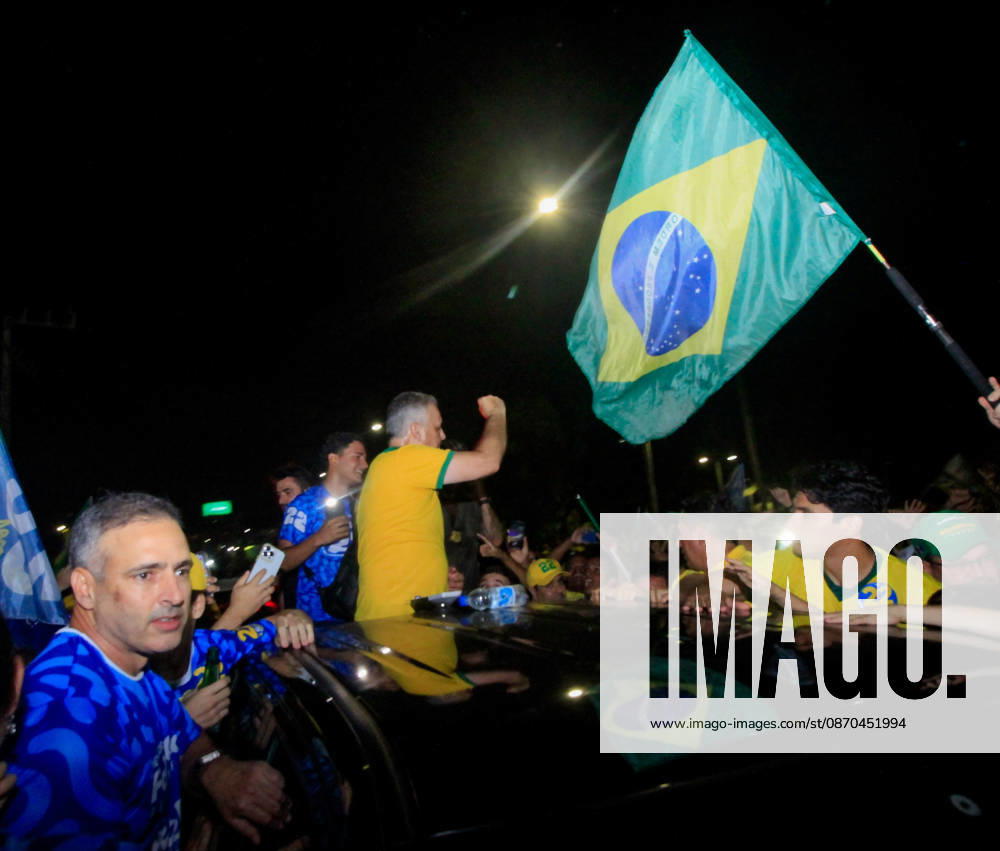 MACEIó, AL - 22.10.2026: ALFREDO GASPAR NO BLOCO DO 22 EM MACEIó - Vice-presidential candidate Alfredo Gaspar (PL) participated on Thursday night (22) in the 22 block in Maceió which drew a crowd to the beaches of Jatiúca and Ponta Verde x3037037x GUIDOxJR.