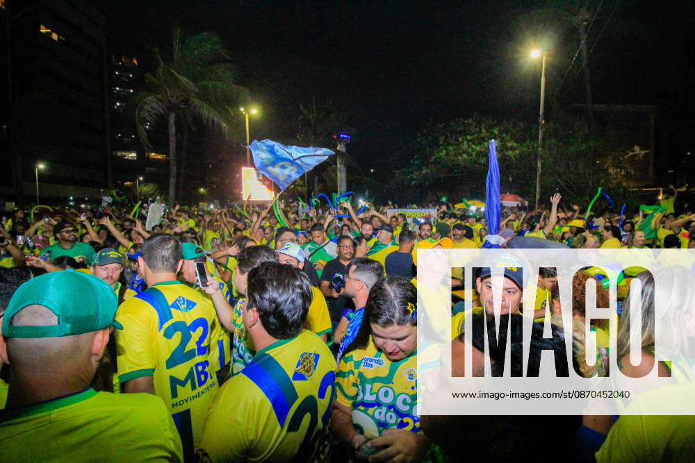 MACEIó, AL - 22.10.2026: ALFREDO GASPAR NO BLOCO DO 22 EM MACEIó - Vice-presidential candidate Alfredo Gaspar (PL) participated on Thursday night (22) in the 22 block in Maceió which drew a crowd to the beaches of Jatiúca and Ponta Verde x3037054x GUIDOxJR.