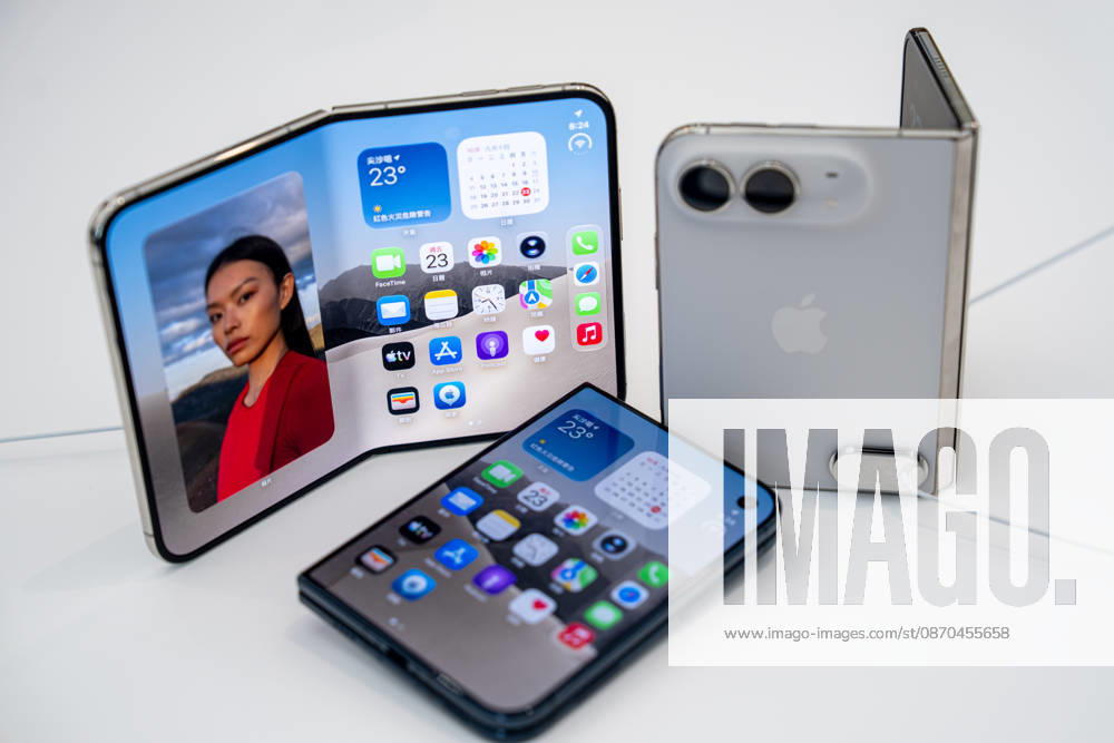 First Day on sale of IPhone Duo in Hong Kong iPhone DUO on display at an Apple Store on October 22, 2026 in Hong Kong. The iPhone DUO is Apple INC.s first foldable phone, today is the first day the new iPhone DUO is available to the public. (Photo by Vernon Yuen Nexpher Images) HONG KONG HONG KONG
