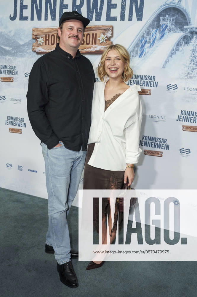Frederic Linkemann and Sarah Thonig at the premiere of the movie *Kommissar Jennerwein: Hochsaison* at the Astor Film Lounge in Arri Munich, October 22, 2026 Foto:xN.xKolinzx xFuturexImagex jennerwein_6065