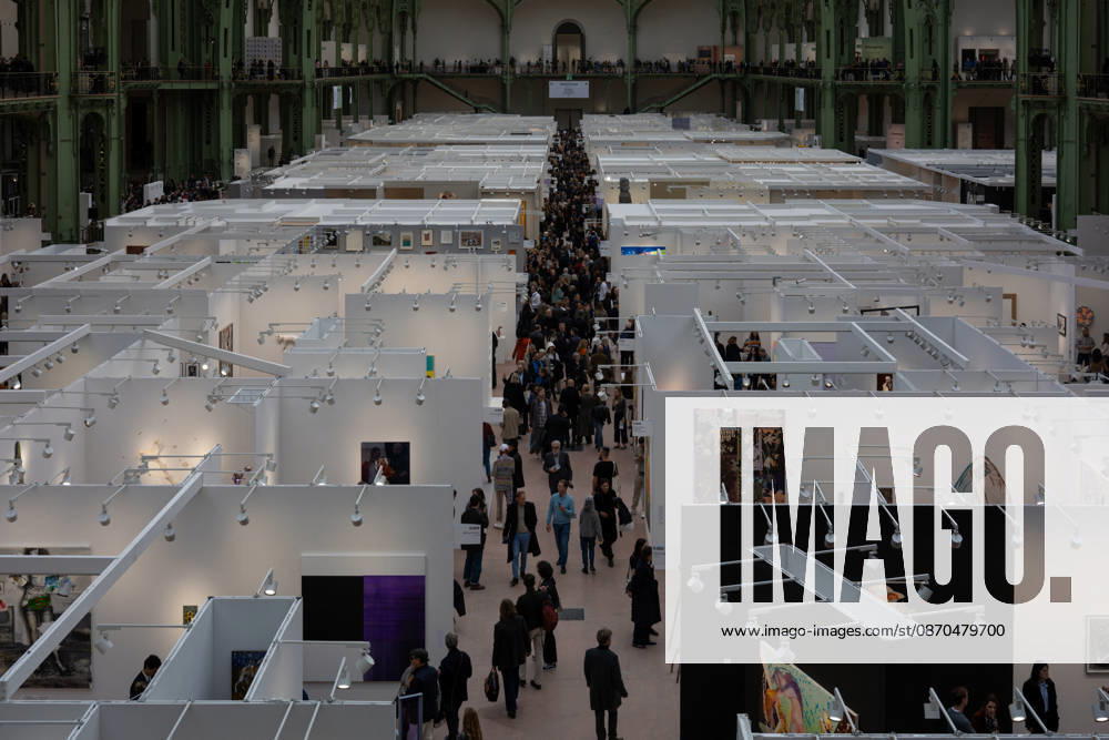 Art Basel Fair to Close Earlier than Scheduled - Paris Art Basel fair, held at Grand Palais, will close before scheduled time, because of demonstrations in Paris and after calls online to attack it and demonstrate inside, as seen in Paris, France on October 22, 2026. Photo by Ammar Abd Rabbo ABACAPRESS.COM Paris Ile-de-France France