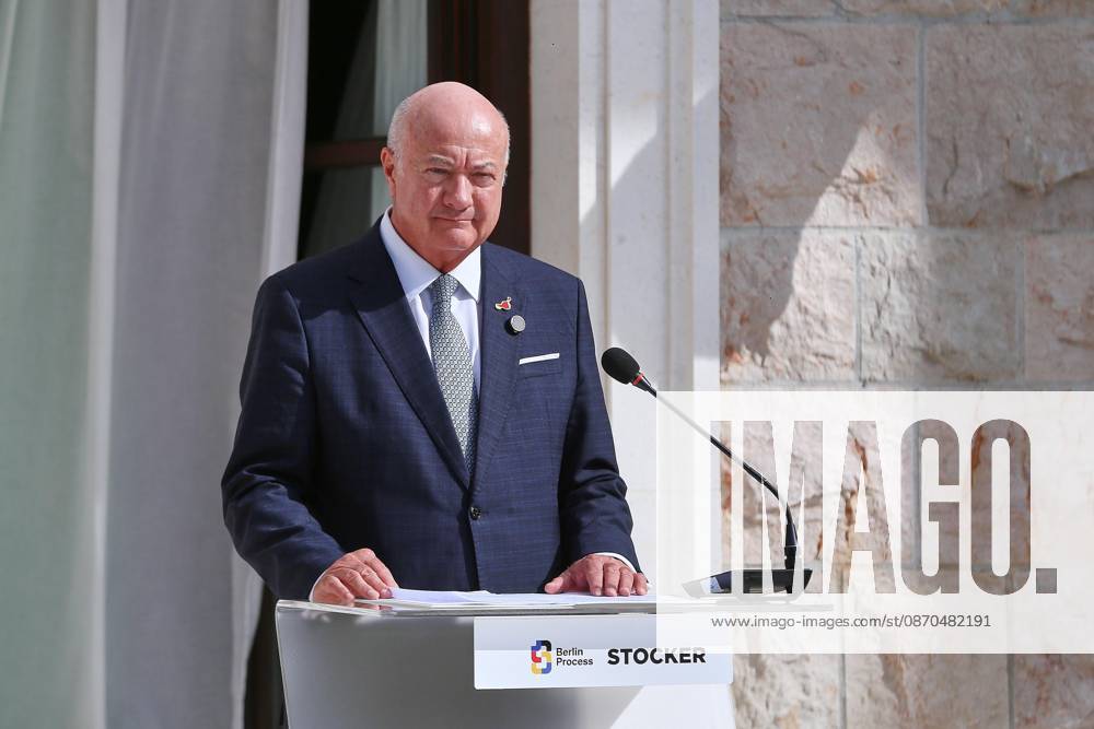 Sveti Stefan, Montenegro, October 22, 2026—The Chancellor’s trip abroad for the Berlin Process Summit; press conference with Austrian Chancellor Christian Stockker