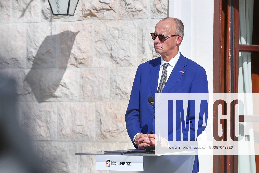 Sveti Stefan, Montenegro, October 22, 2026: The Chancellor s Trip Abroad for the Berlin Process Summit; Press Conference with Federal Chancellor Friedrich Merz (CDU)