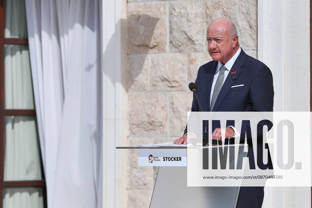 Sveti Stefan, Montenegro, October 22, 2026—The Chancellor’s trip abroad for the Berlin Process Summit; press conference with Austrian Chancellor Christian Stocker