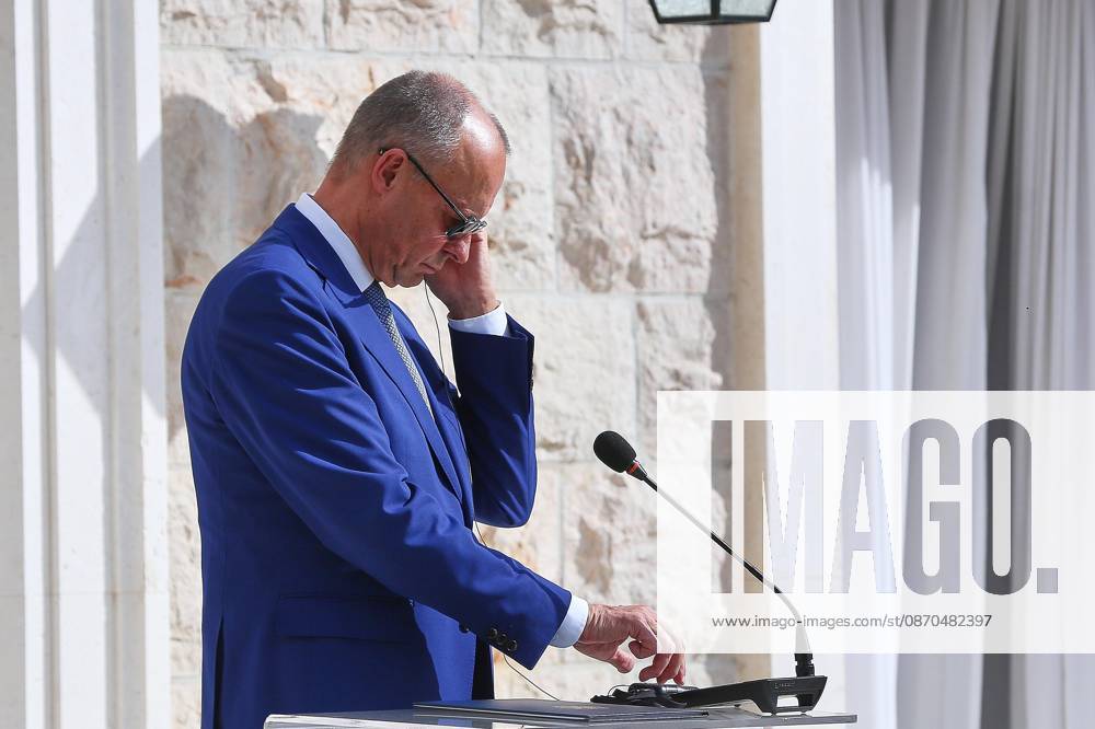 Sveti Stefan, Montenegro, October 22, 2026: The Chancellor s Trip Abroad for the Berlin Process Summit; Press Conference with Federal Chancellor Friedrich Merz (CDU)