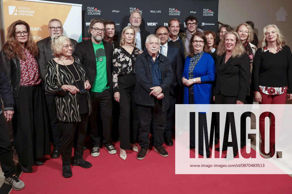 Wolf Biermann and his team at the screening of the documentary *Biermann* at the 36 Film Festival Cologne 2026 at the Cineplex Filmpalast in Cologne, October 22, 2026 Foto:xR.xSchmiegeltx xFuturexImagex biermann_koeln_6001