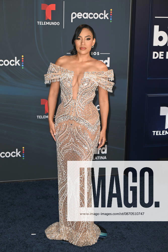 MIAMI, FL - OCTOBER 22: Taina Pimentel at the 2026 Billboard Latin Music Awards at James L. Knight Center on October 22, 2026 in Miami, Florida.