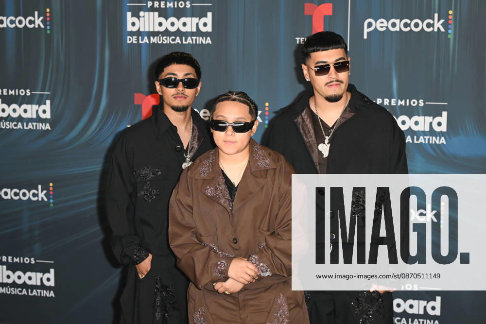 MIAMI, FL - OCTOBER 22: Yahritza y su Esencia at the 2026 Billboard Latin Music Awards at James L. Knight Center on October 22, 2026 in Miami, Florida.
