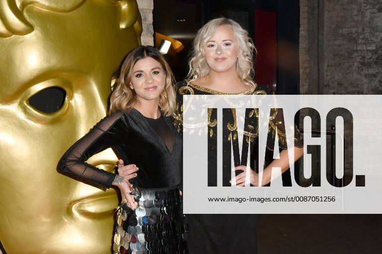 Lauren Layfield and Katie Thistleton attend the BAFTA Childrens Awards 2018 at The Roundhouse in London. NOVEMBER 25th 2018 SLIx184379