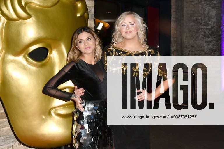 Lauren Layfield and Katie Thistleton attend the BAFTA Childrens Awards 2018 at The Roundhouse in London. NOVEMBER 25th 2018 SLIx184379