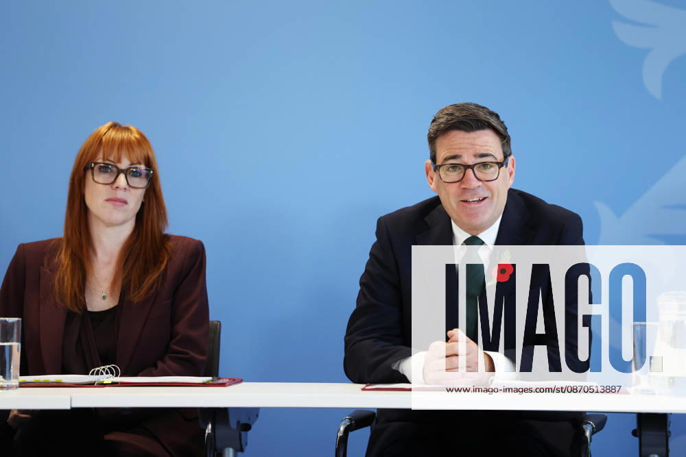 Prime Minister Andy Burnham hosts Wildfire Summit 23 10 2026. Aintree, United Kingdom. Prime Minister Andy Burnham and Angela Rayner, Secretary of State for Housing, Communities and Local Government attend Wildfire Summit at the National Resilience Centre of Excellence., Credit:Ben Perry B66 Avalon United Kingdom, Merseyside, Aintree, 10 Downing Street