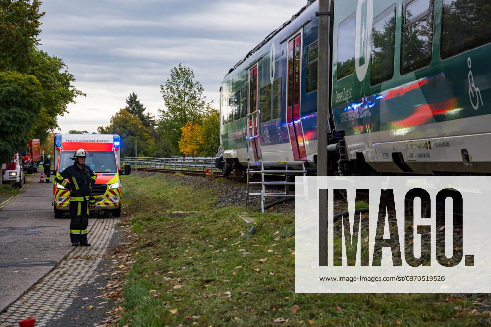 Car collides with train Car collides with train Fritzlar railroad crossing Pappelallee Hesse Germany
