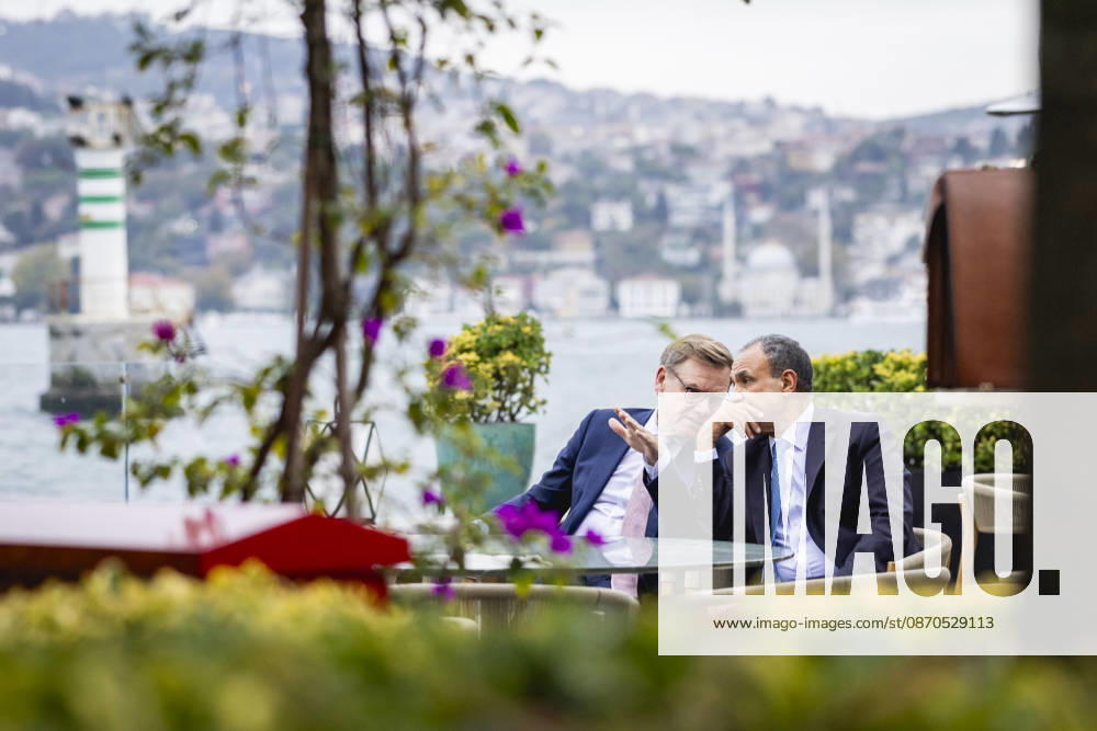 L R Johann Wadephul, Federal Minister of Foreign Affairs, and Badr Abdelatty, Minister of Foreign Affairs of Egypt, photographed during a meeting in Istanbul on October 23, 2026. Photographed on behalf of the Federal Foreign Office, Istanbul, Turkey