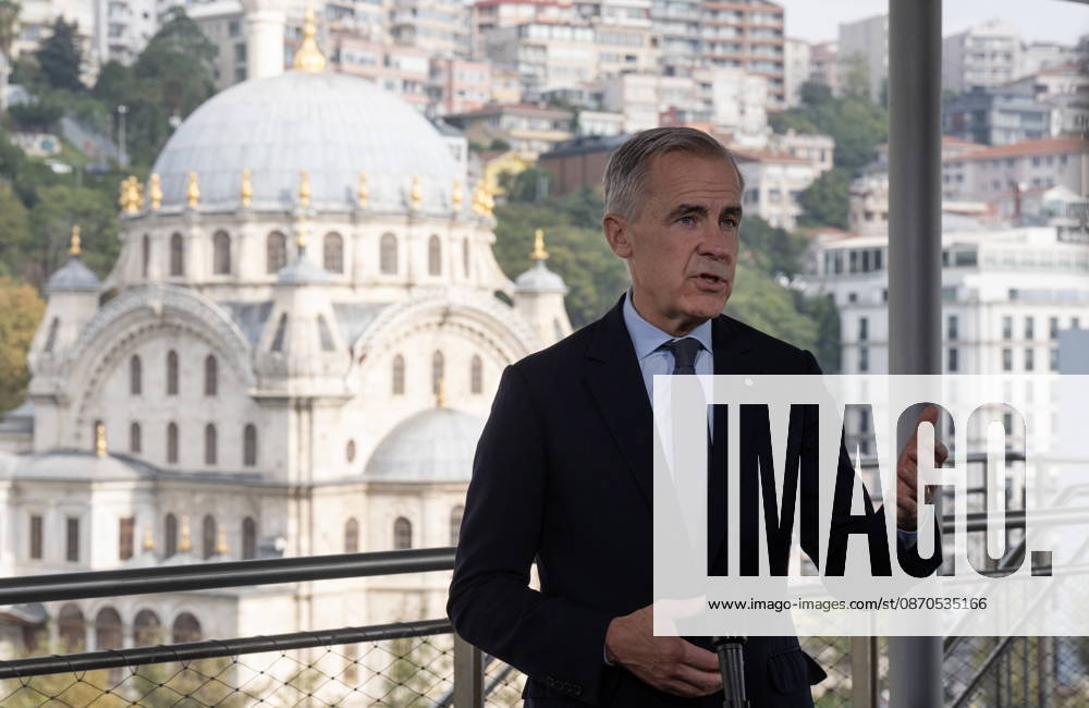 Prime Minister Mark Carney speaks with reporters during a news conference in Istanbul, Turkey Friday, Oct. 23, 2026. Istanbul Turkey - ZUMAc35_ 20261023_zaf_c35_016