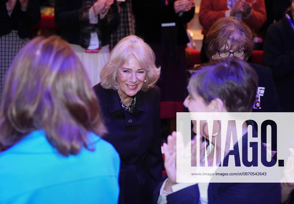 EVAWG Summit Queen Camilla is applauded as she arrives to attend the Ending Violence Against Women and Girls Summit, at Marlborough College in Wiltshire. Picture date: Friday October 23, 2026., Credit:Jacob King PA ROTA - B68 Avalon UK, Marlborough